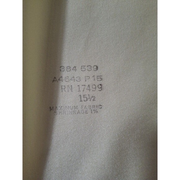 Qiana Vtg 70s Shirt Button Up 100% Nylon Light Yellow Men,s Medium Sheer 15.5 - Picture 4 of 9